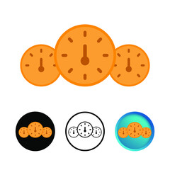 Abstract Car Board Icon Set