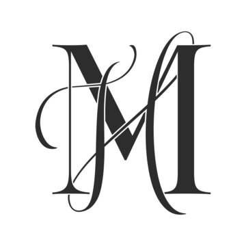 mh,hm, monogram logo. Calligraphic signature icon. Wedding Logo Monogram. modern monogram symbol. Couples logo for wedding