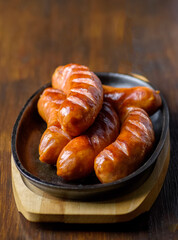 grilled sausage tasty but unhealthy food