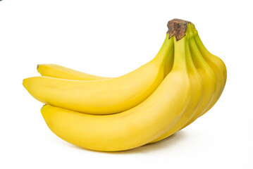 bananas isolated on a white background. exotic fruits. isolate. delicious food. banana.