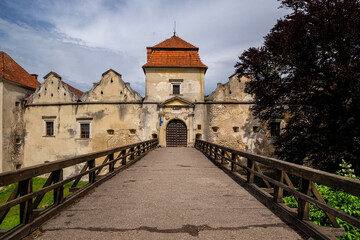 Beautiful Svirzh castle in Lviv region, Ukraine