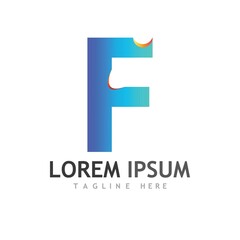 F Letter vector icon