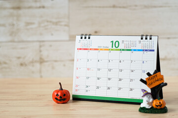 10月のカレンダー