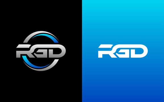 RGD Letter Initial Logo Design Template Vector Illustration