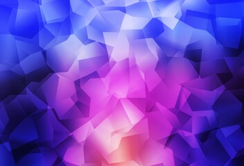 Obraz premium Light Blue, Red vector abstract mosaic pattern.