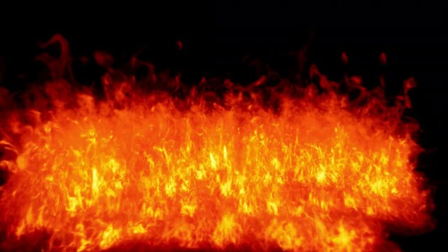 Realistic burning and blazing with true colors of flames and fire Isolated by Alpha channel (transparent background) Use it to enhance any video presentation or animation movie 