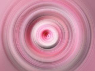 Spinning abstract circles in pink