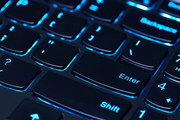 modern laptop keyboard