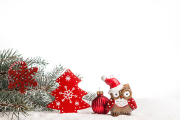 Image with christmas decorations.