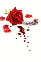 Image with a red rose