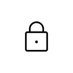 Lock icon padlock security protection single icon graphic design vector