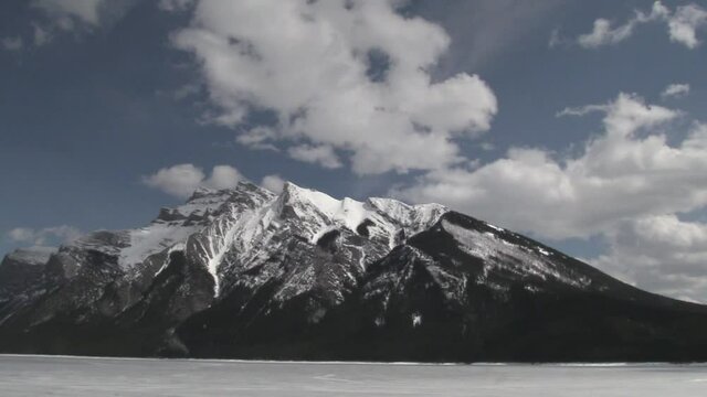 the rocky mountains on a sunny day