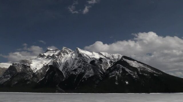 the rocky mountains on a sunny day