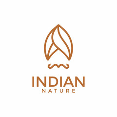Nature and Health Care for Indian Medical logo design