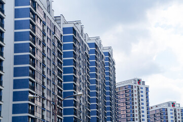Fototapeta premium Beautiful new built business building in a modern residential urban area
