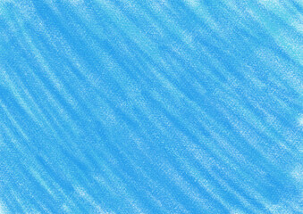 Crayon scribble drawing blue texture background, illustration