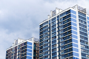 Fototapeta premium Beautiful new built business building in a modern residential urban area