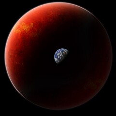 Planet Earth from space 3D illustration (Elements of this image furnished by NASA) 3d render