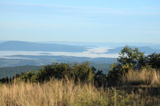 Morning Fog Below Cole Mountain 