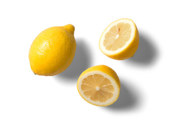 lemon isolated on white