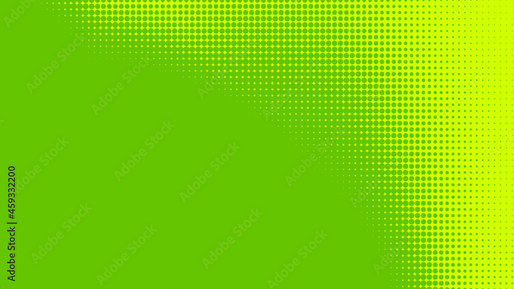 Aufkleber dots halftone green color pattern gradient texture with technology digital background. dots pop art 