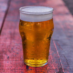 pinta de cerveza