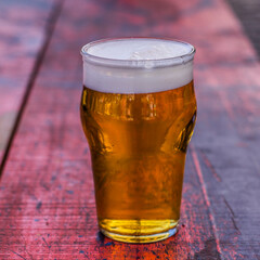 pinta de cerveza