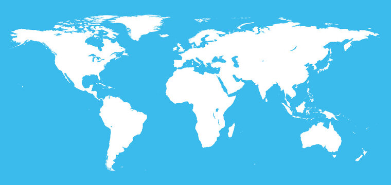 Detail world map