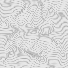 Fototapeta na wymiar Relief black and white background with optical illusion of distortion.