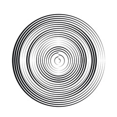 Lines in Circle Form . Spiral Vector Illustration .Technology round Logo . Design element . Abstract Geometric shape . Striped border frame for image