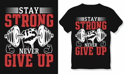 Fitness gym t-shirt design, Workout t-shirt design template. gym t-shirt.