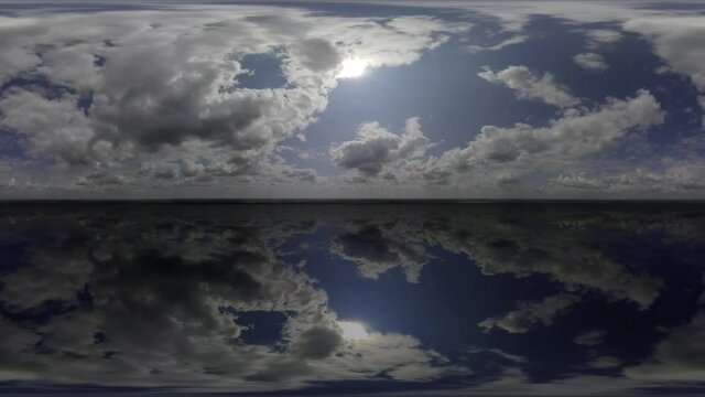 VR sky 360 clouds Panoramic Sky 360 HDRI 360 Degree panorama Sky for VR films sky without ground