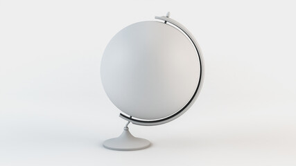 Light globe isolated on white background. 3d rendering illustration. - 459339236