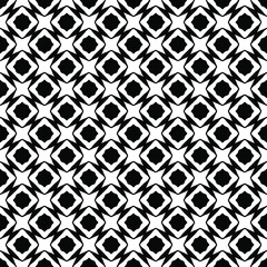 Black and white surface pattern texture. Bw ornamental graphic design. Mosaic ornaments. Pattern template. Vector illustration.
