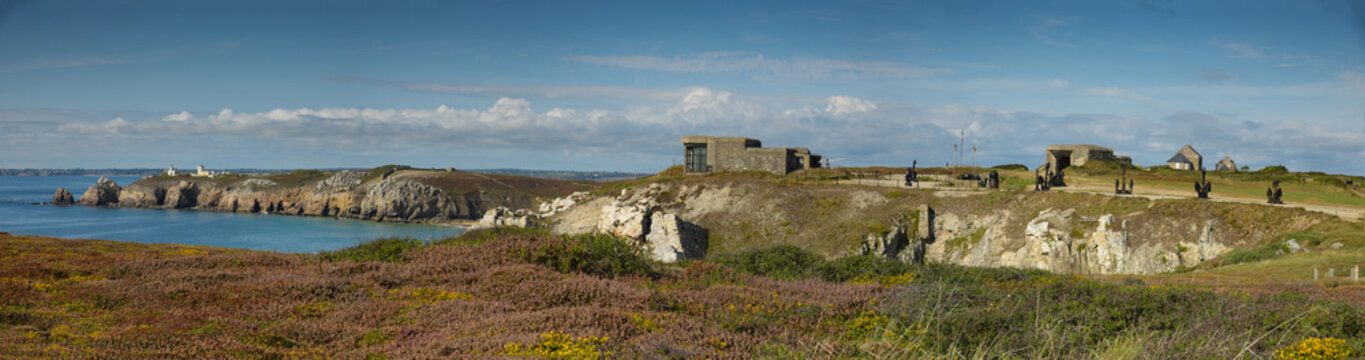beautiful landscape of the peninsula of crozon