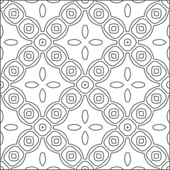  Vector pattern with symmetrical elements . Repeating geometric tiles from striped elements. black patterns.