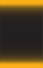 Polka, yellow on black pattern. Texture background