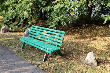 bench in the park