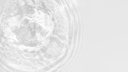 Water texture with circles on the water overlay effect for photo or mockup. Organic drop shadow...