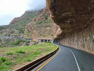 Foto auf Leinwand Rocky and scenic Chapman's peak drive between Hout bay and Noordhoek in Cape town © shams Faraz Amir