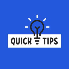 outline light bulb like minimal quick tips icon