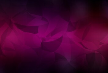 Fototapeta premium Dark Pink vector abstract polygonal background.
