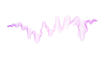 Abstract backdrop with wave gradient lines