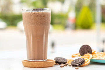 Creamy Chocolate Biscuit and Chocolate Delicious Milkshake