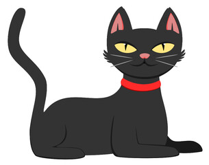 BLACK CAT VECTOR