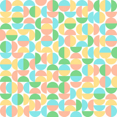 Vector seamless geometric pattern. Abstract flat design. Minimalistic scandinavian pattern.