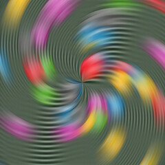Obraz premium Black gray rainbow shades abstract colorful background with circles
