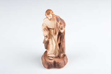 isolated nativity scene, joseph