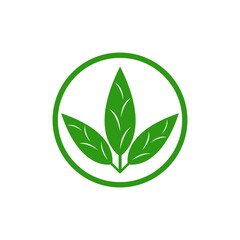 Green leaf logo