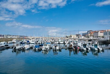 port of gijon, asturias .spain